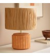 Lampe à Poser Céramique et Raphia Kinney - 103324 - vue 8