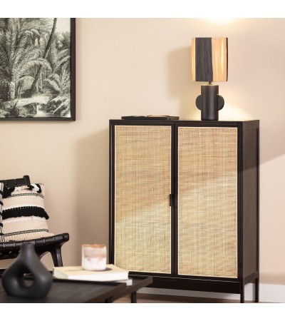 Lampe à Poser Céramique et Raphia Tyler - 103341 - vue 2
