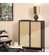 Lampe à Poser Céramique et Raphia Tyler - 103341 - vue 2