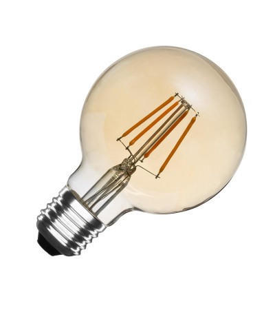 Ampoule LED Filament E27 5.5W 495 lm G80 Dimmable Gold