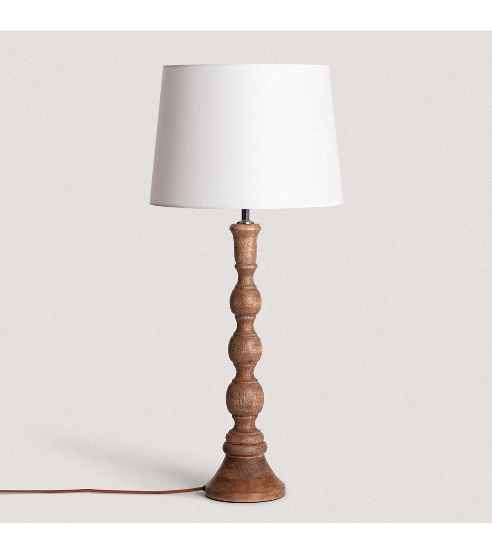 Lampe à Poser en bois Anand ILUZZIA - 101189 - vue 1