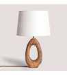 Lampe à Poser en bois Darshan ILUZZIA - 101178 - vue 3