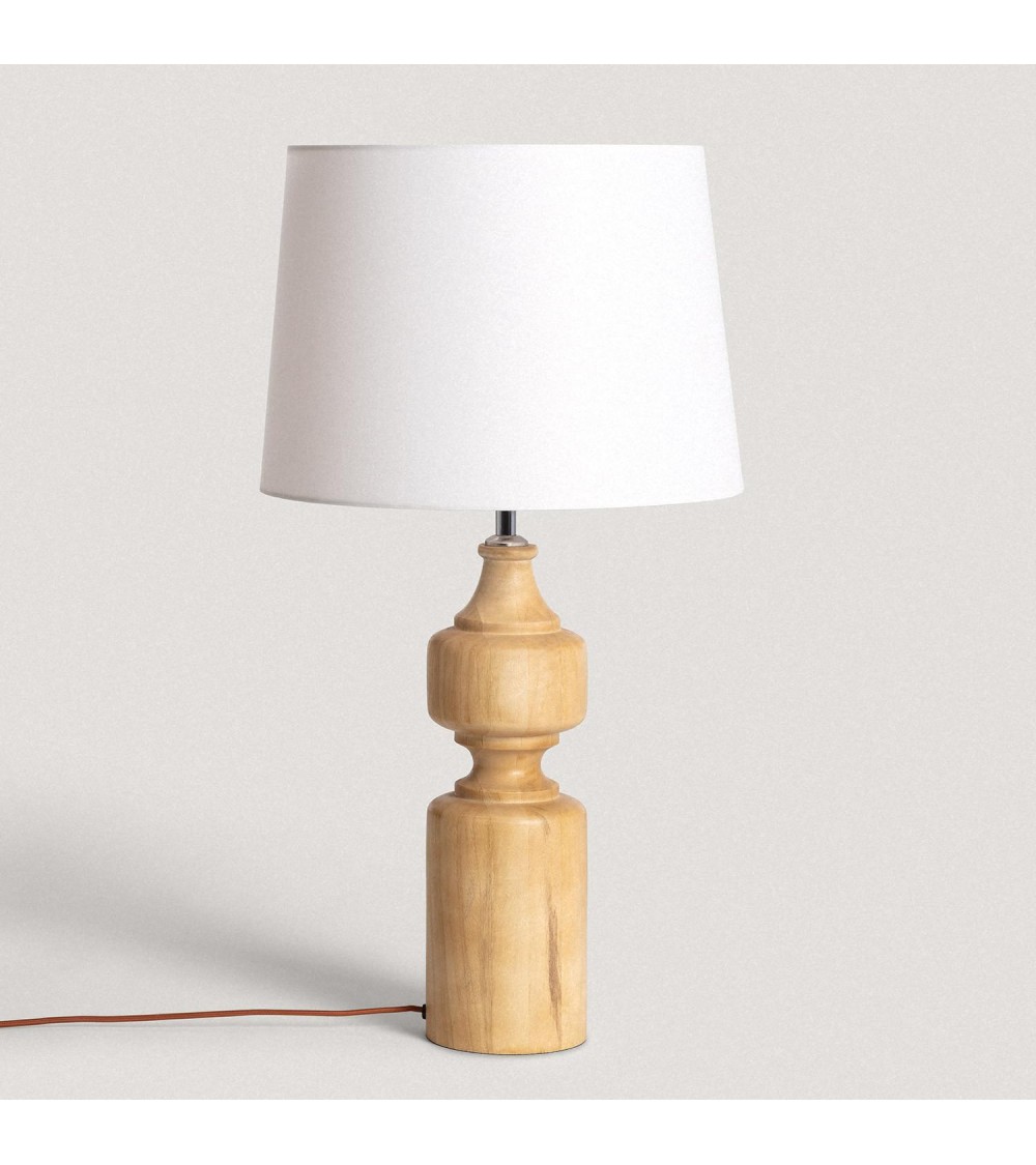 Lampe à Poser en bois Sansa ILUZZIA - 100443 - vue 1