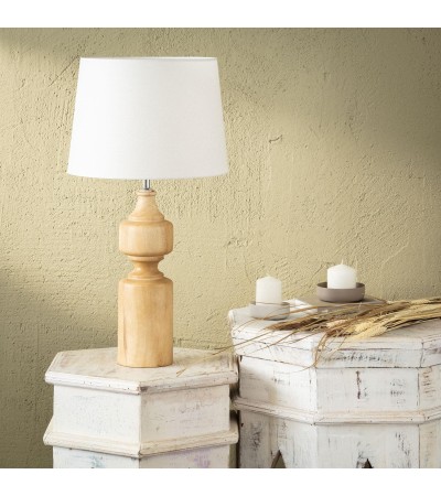 Lampe à Poser en bois Sansa ILUZZIA - 100443 - vue 2