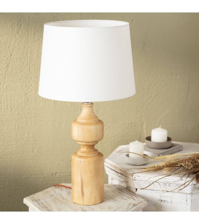 Lampe à Poser en bois Sansa ILUZZIA - 100443 - vue 5