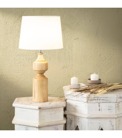 Lampe à Poser en bois Sansa ILUZZIA - 100443 - vue 6