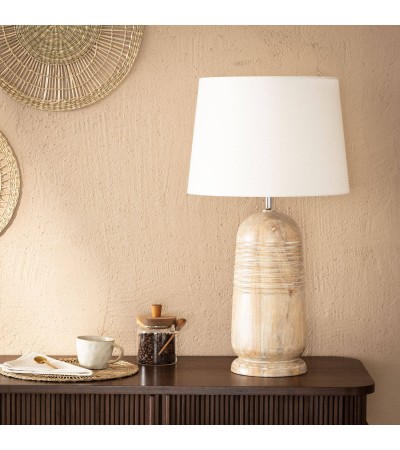 Lampe à Poser en bois Warsha ILUZZIA - 100455 - vue 5