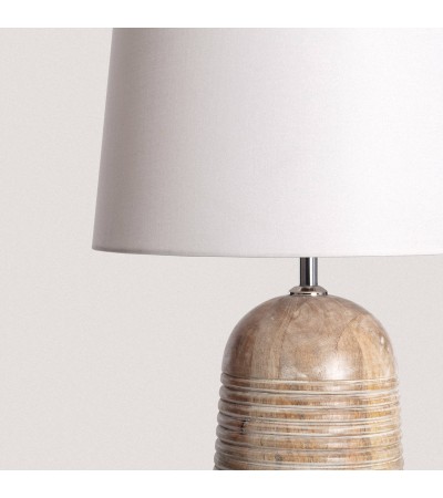 Lampe à Poser en bois Warsha ILUZZIA - 100455 - vue 7