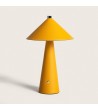 Lampe à Poser LED 3W Portable Cuir et Métal avec Batterie USB Rechargeable Nhalma - 114041 - vue 1