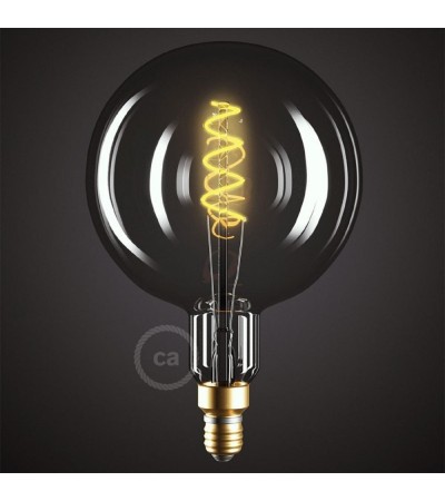 Ampoule LED Filament E27 5W 150 lm G200 Dimmable XXL Smoky Creative-Cables - 94663 - vue 4