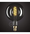 Ampoule LED Filament E27 5W 150 lm G200 Dimmable XXL Smoky Creative-Cables - 94663 - vue 4