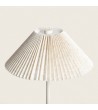 Lampe à Poser LED Portable Métal et Lin avec Batterie USB Rechargeable Denwa - 115961 - vue 2