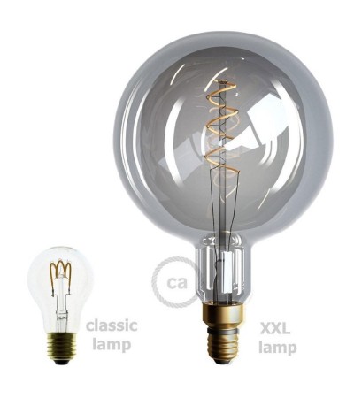 Ampoule LED Filament E27 5W 150 lm G200 Dimmable XXL Smoky Creative-Cables - 94663 - vue 5