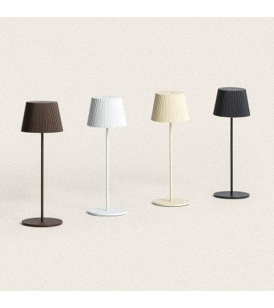 Lampe à Poser LED Extérieure Portative Aluminium 1,2 W avec Batterie Rechargeable Willox - 112763 - vue 2