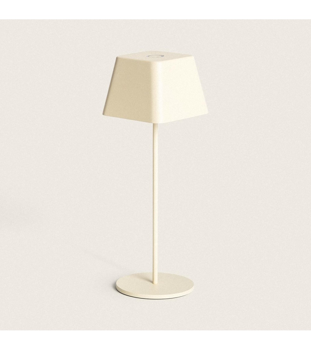 Lampe à Poser LED Extérieure portative Aluminium avec Batterie Rechargeable Willy - 112745 - vue 1