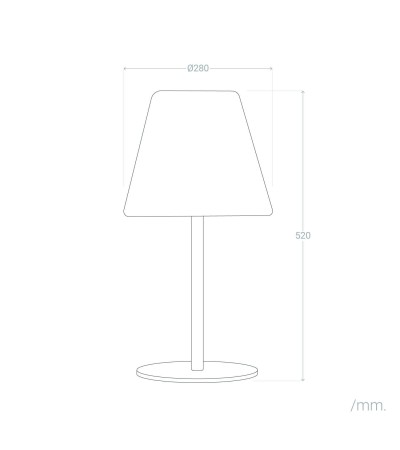 Lampe à Poser LED Extérieure Solaire Métal Larso - 6189 - vue 6