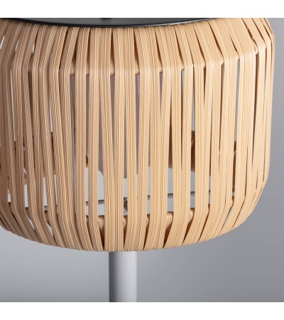 Lampe à Poser LED Extérieure Solaire en Rotin Nygala - 77491 - vue 7