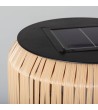 Lampe à Poser LED Extérieure Solaire en Rotin Nygala - 77491 - vue 8