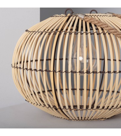 Lampe à Poser LED Extérieure Solaire Bambou Sirpur - 74420 - vue 7