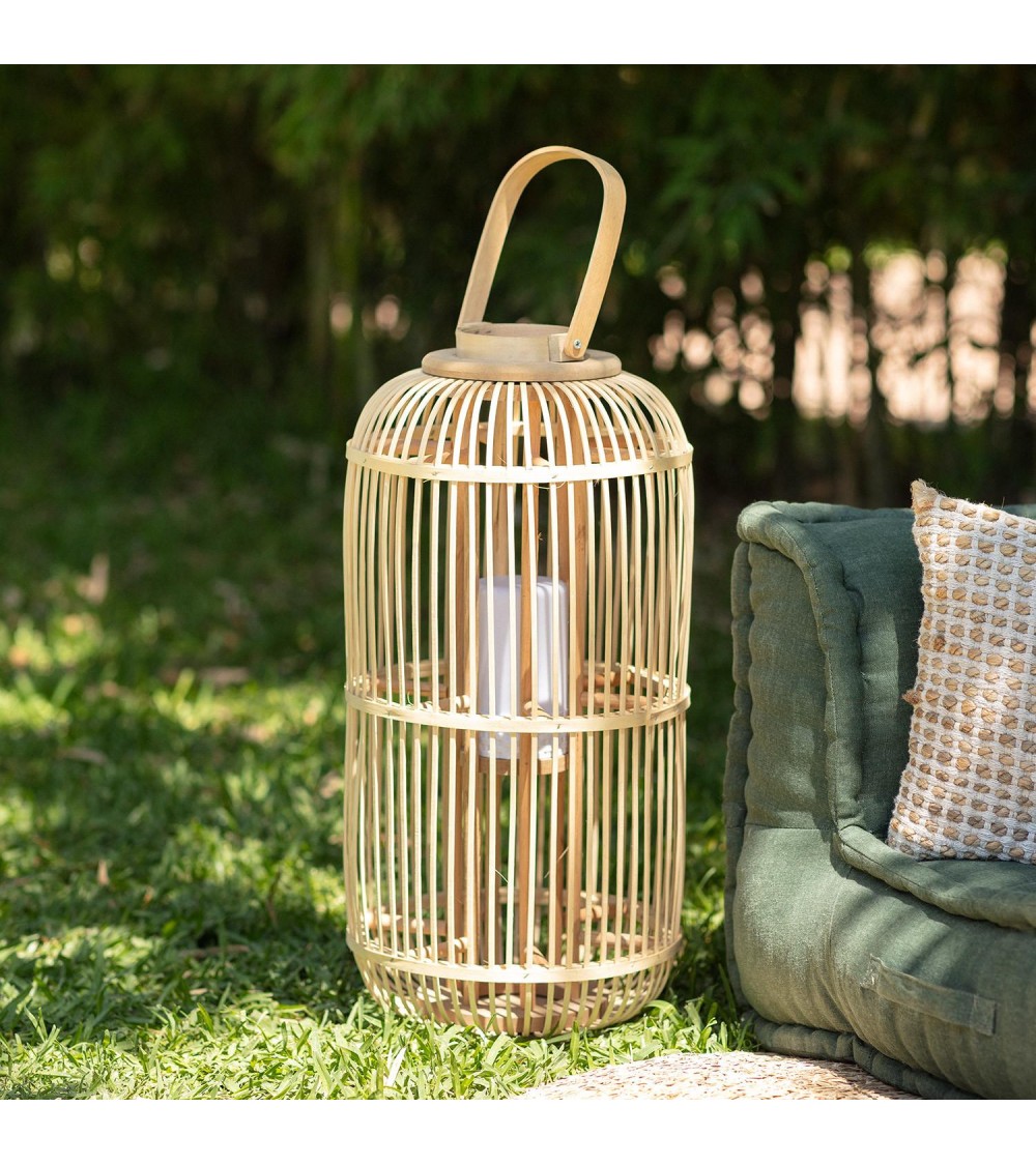 Lampe à Poser LED Portable Rotin Jávea - 91131 - vue 1