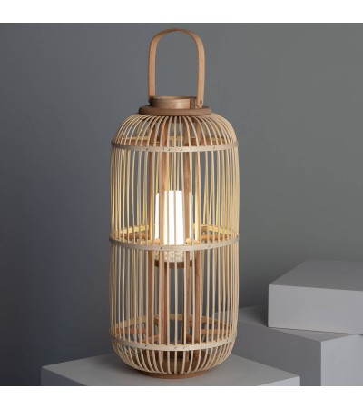 Lampe à Poser LED Portable Rotin Jávea - 91131 - vue 7