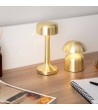 Lampe à Poser LED Portable avec Batterie USB Rechargeable Métal Ciara - 102439 - vue 6
