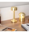 Lampe à Poser LED Portable avec Batterie USB Rechargeable Métal Ibbie - 102438 - vue 6