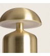 Lampe à Poser LED Portable avec Batterie USB Rechargeable Métal Ibbie - 102438 - vue 7