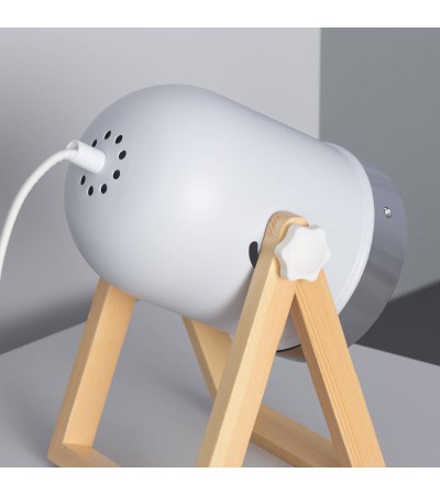 Lampe à Poser Métal et Bois Galicy - 64175 - vue 8
