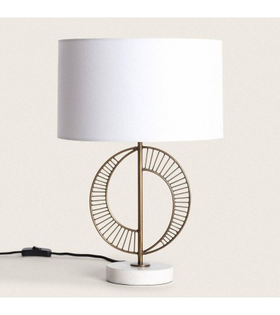 Lampe à Poser Métal et Marbre Castle - 99565 - vue 3