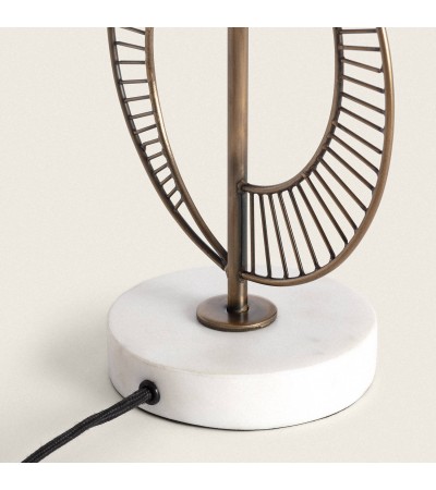 Lampe à Poser Métal et Marbre Castle - 99565 - vue 7