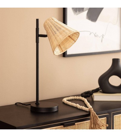 Lampe à Poser Métal et Rotin Cesto - 100475 - vue 4