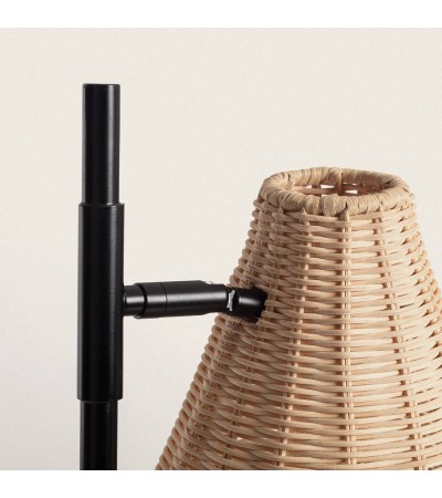 Lampe à Poser Métal et Rotin Cesto - 100475 - vue 7