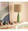 Lampe à poser Métal et Textile Muka - 99625 - vue 2