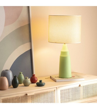 Lampe à poser Métal et Textile Muka - 99625 - vue 5