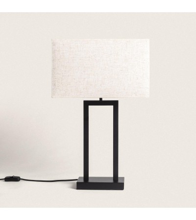 Lampe à Poser Métal et Tissu Armida