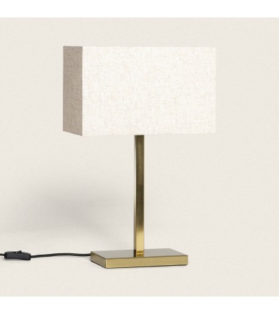 Lampe à  Poser Métal et Tissu Katie