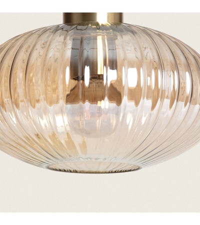 Lampe à Poser Métal et Verre Basile - 103013 - vue 4