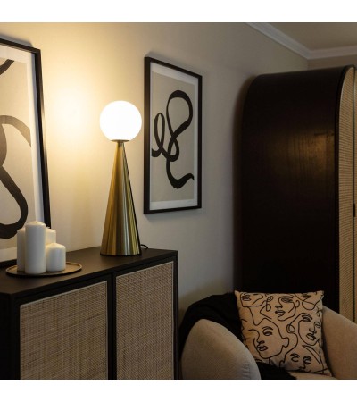 Lampe à Poser Métal et Verre Hipias - 94818 - vue 4
