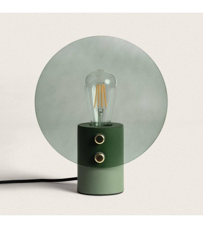 Lampe à Poser Métal et Verre Katia - 103008 - vue 3