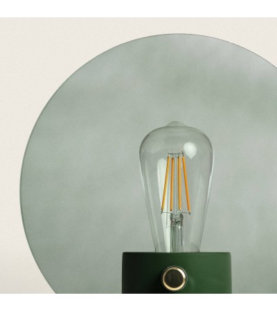 Lampe à Poser Métal et Verre Katia - 103008 - vue 6