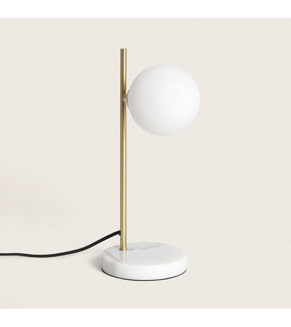 Lampe à Poser Métal et Verre Lune - 98999 - vue 1