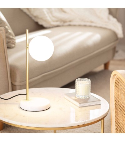 Lampe à Poser Métal et Verre Lune - 98999 - vue 6