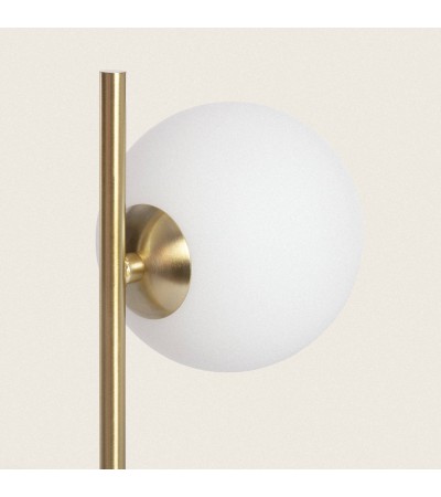 Lampe à Poser Métal et Verre Lune - 98999 - vue 7