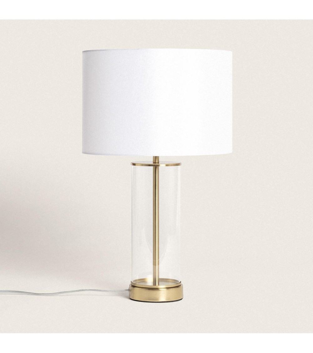 Lampe à Poser Métal et Verre Malta avec Interrupteur Tactile - 101808 - vue 1