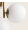 Lampe à Poser Métal et Verre Moonlight Brass 3 Spots - 105261 - vue 8