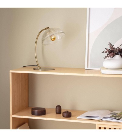 Lampe à Poser Métal et Verre Shila - 99672 - vue 4