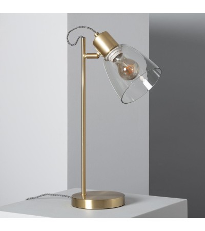 Lampe à Poser Métal et Verre Shirley