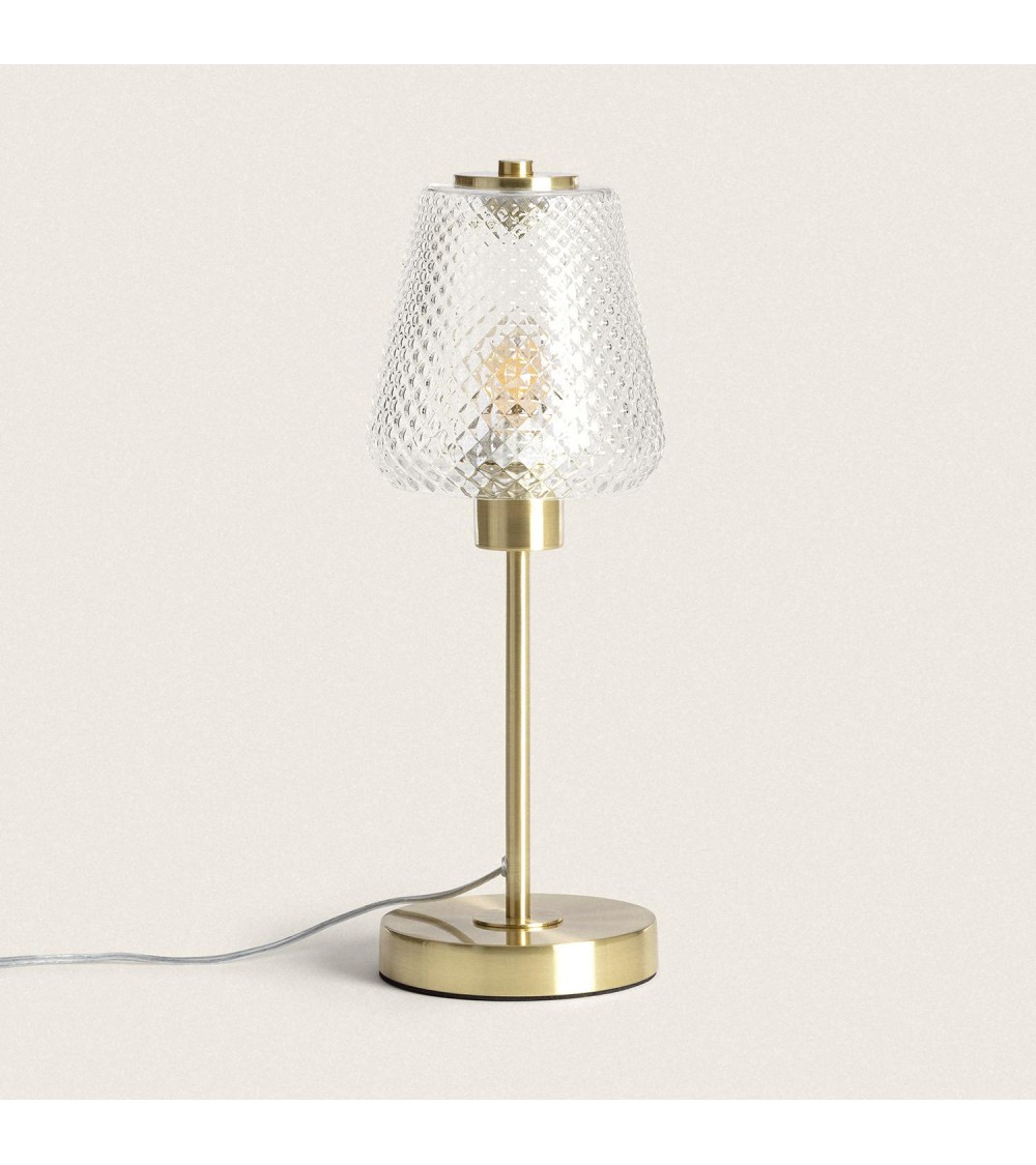 Lampe à Poser Métal et Verre Stiklu - 88474 - vue 1