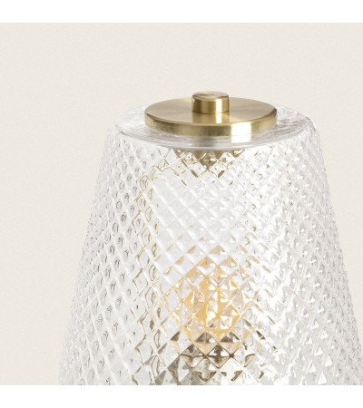 Lampe à Poser Métal et Verre Stiklu - 88474 - vue 3